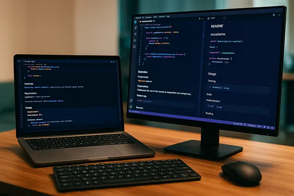 README markdown layout